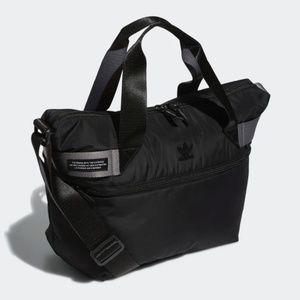 Adidas puffer shopper tote bag
